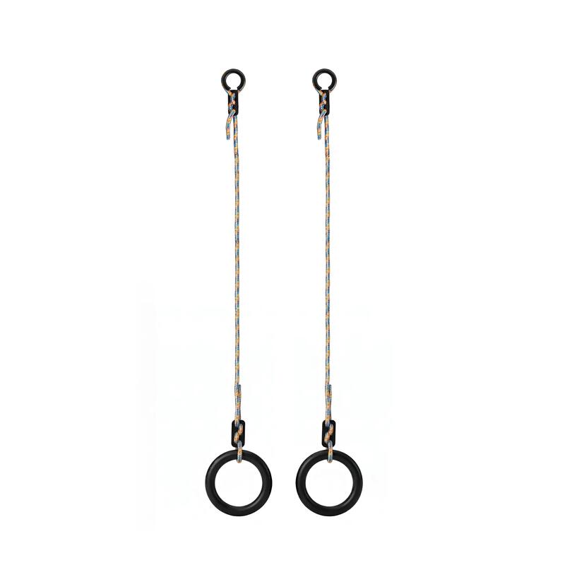 Unisex de gimnastică rotunde suspendate cu frânghii 150cm 16cm Classic Negru