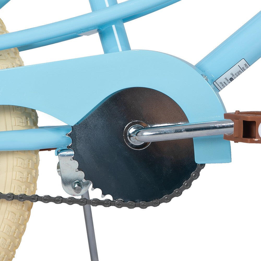 Fille vélo vélo enfant 18" roulettes+panier, adapté aux filles 5-8 ans 4/6