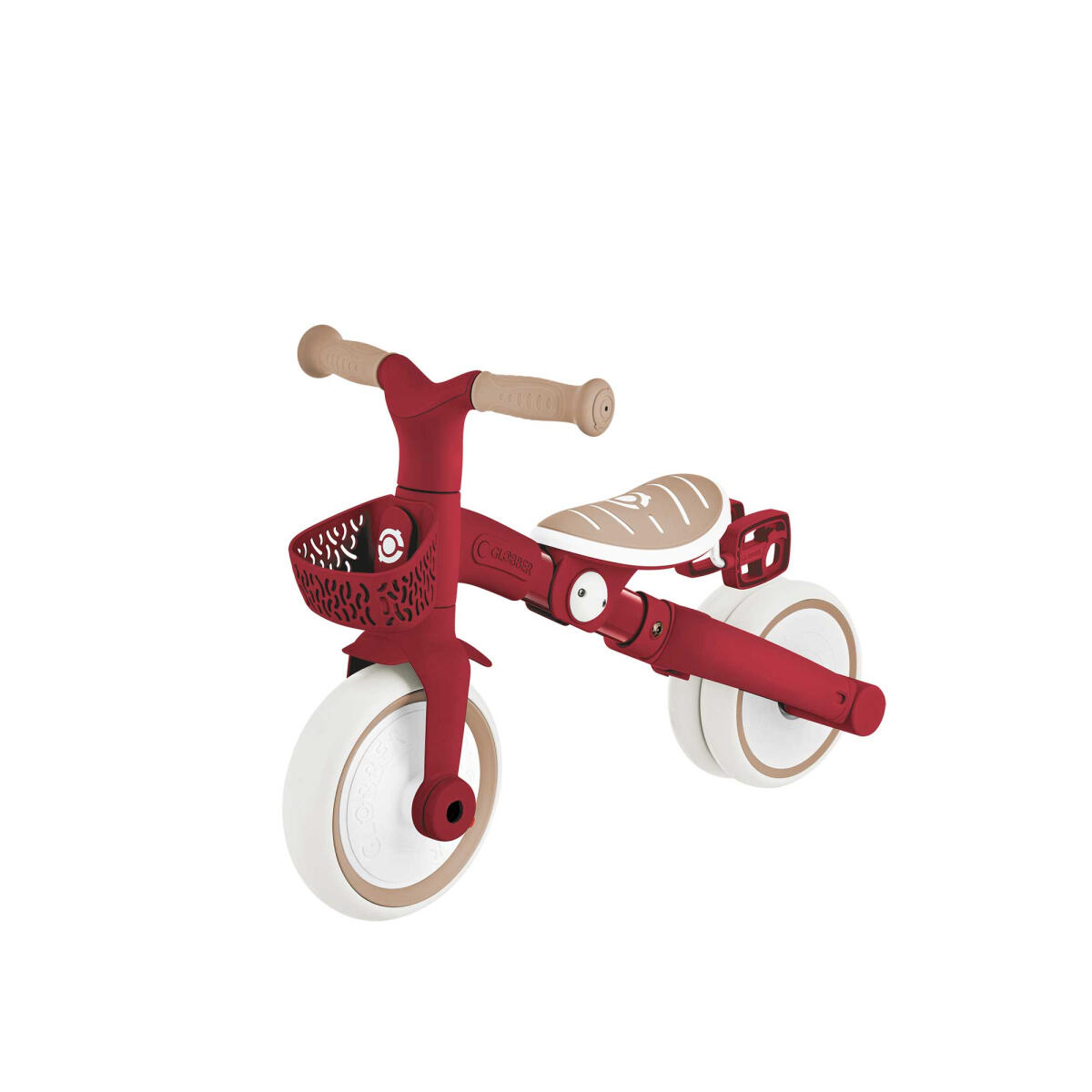 Tricycle LEARNING 3 EN 1 PLUS ECO - Rouge Vintage 3/5