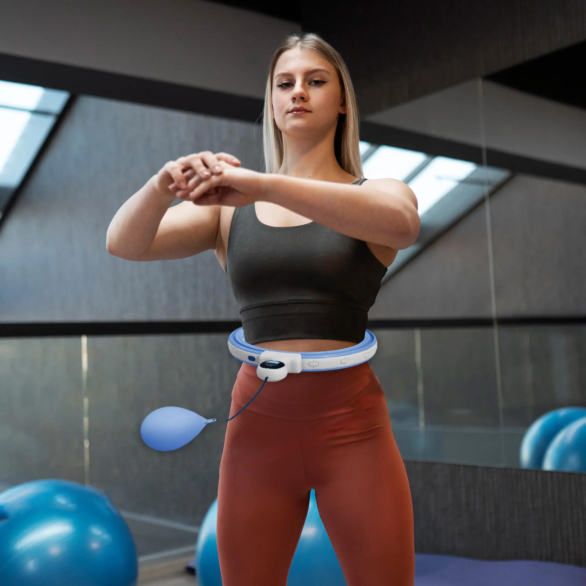 Hula Hoop fitness réglable dia. 76-113 cm - picots massage 2/5