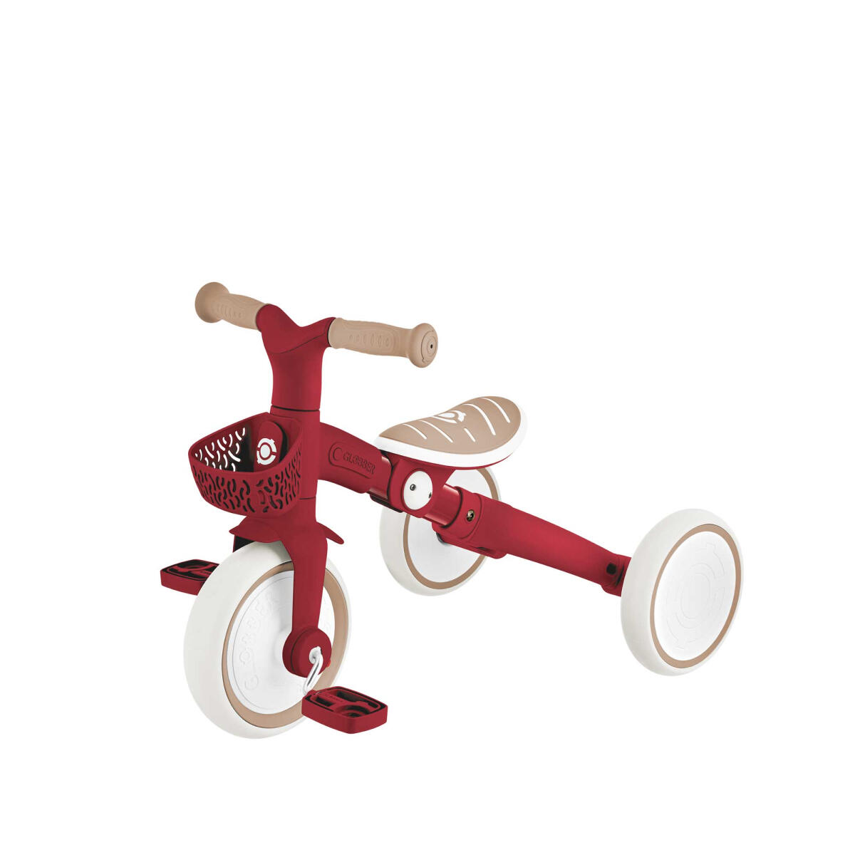 Tricycle LEARNING 3 EN 1 PLUS ECO - Rouge Vintage 2/5