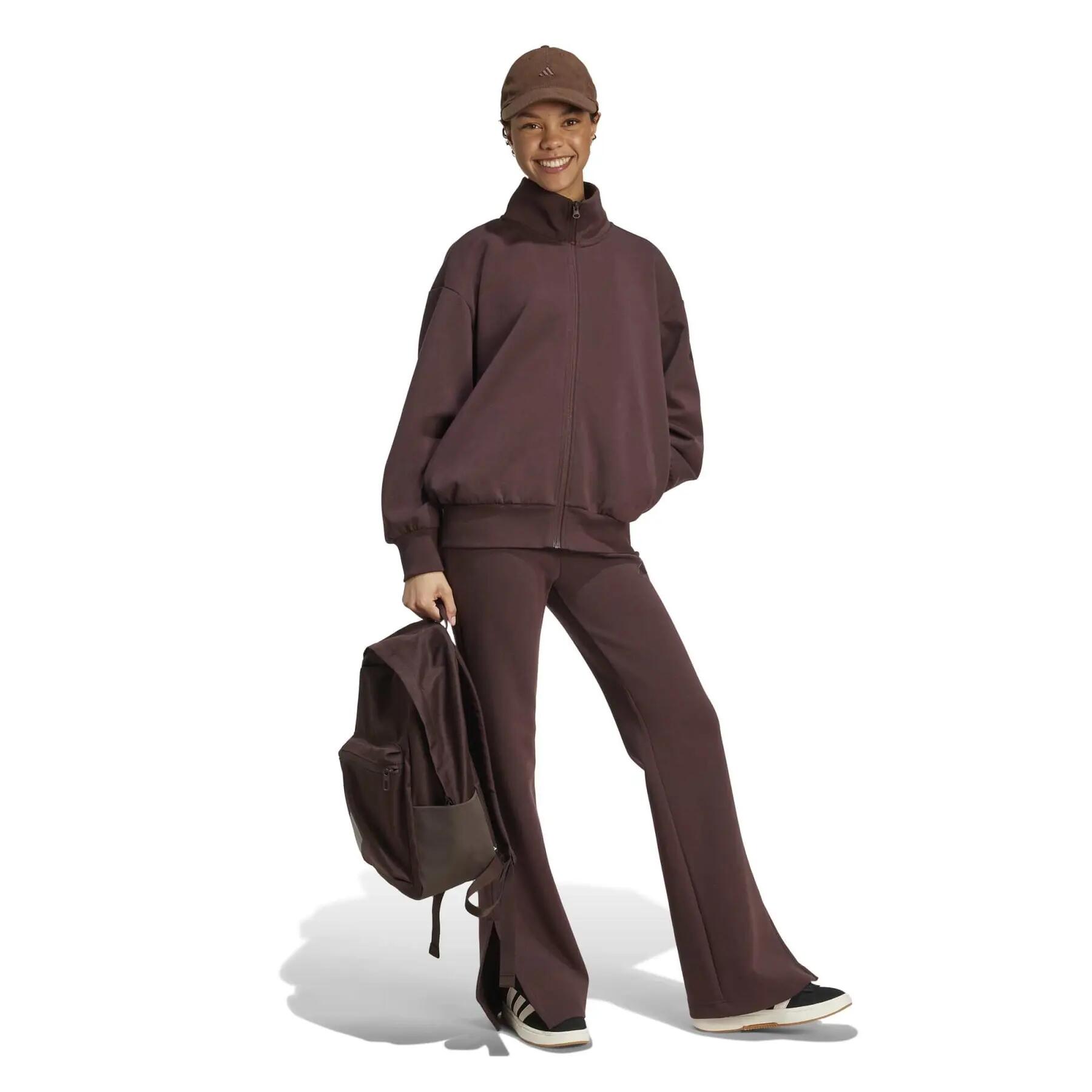 Dames flare broek adidas Soft Lux 3/6