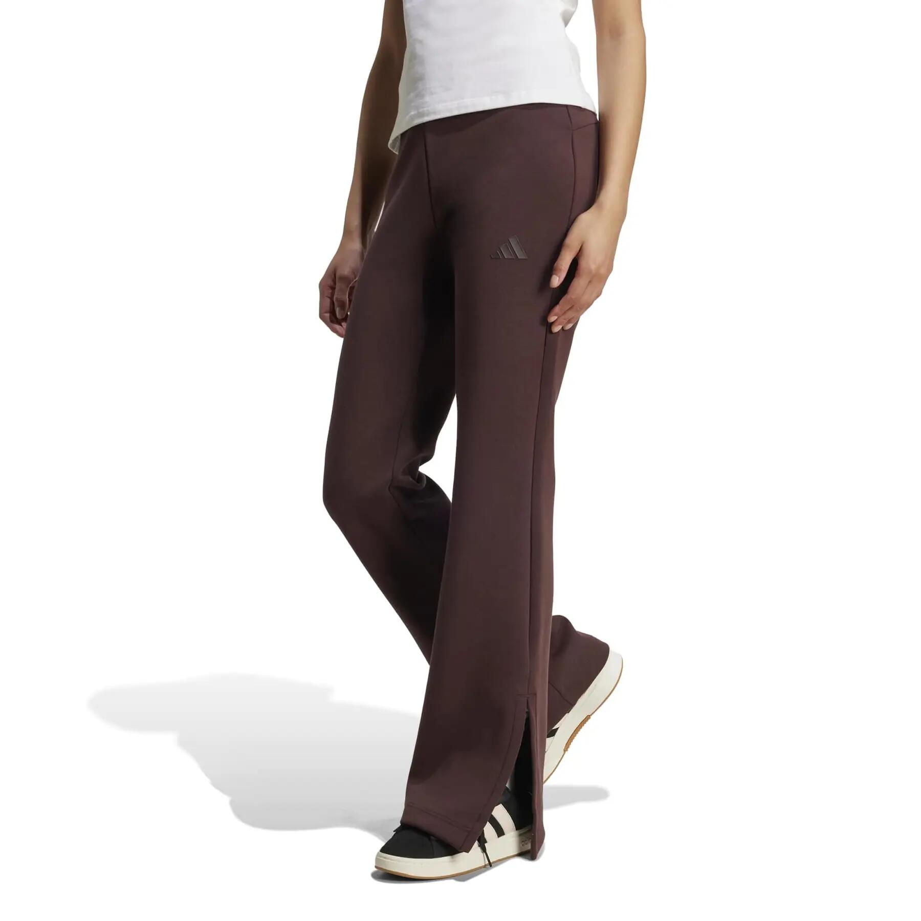 Dames flare broek adidas Soft Lux 2/6