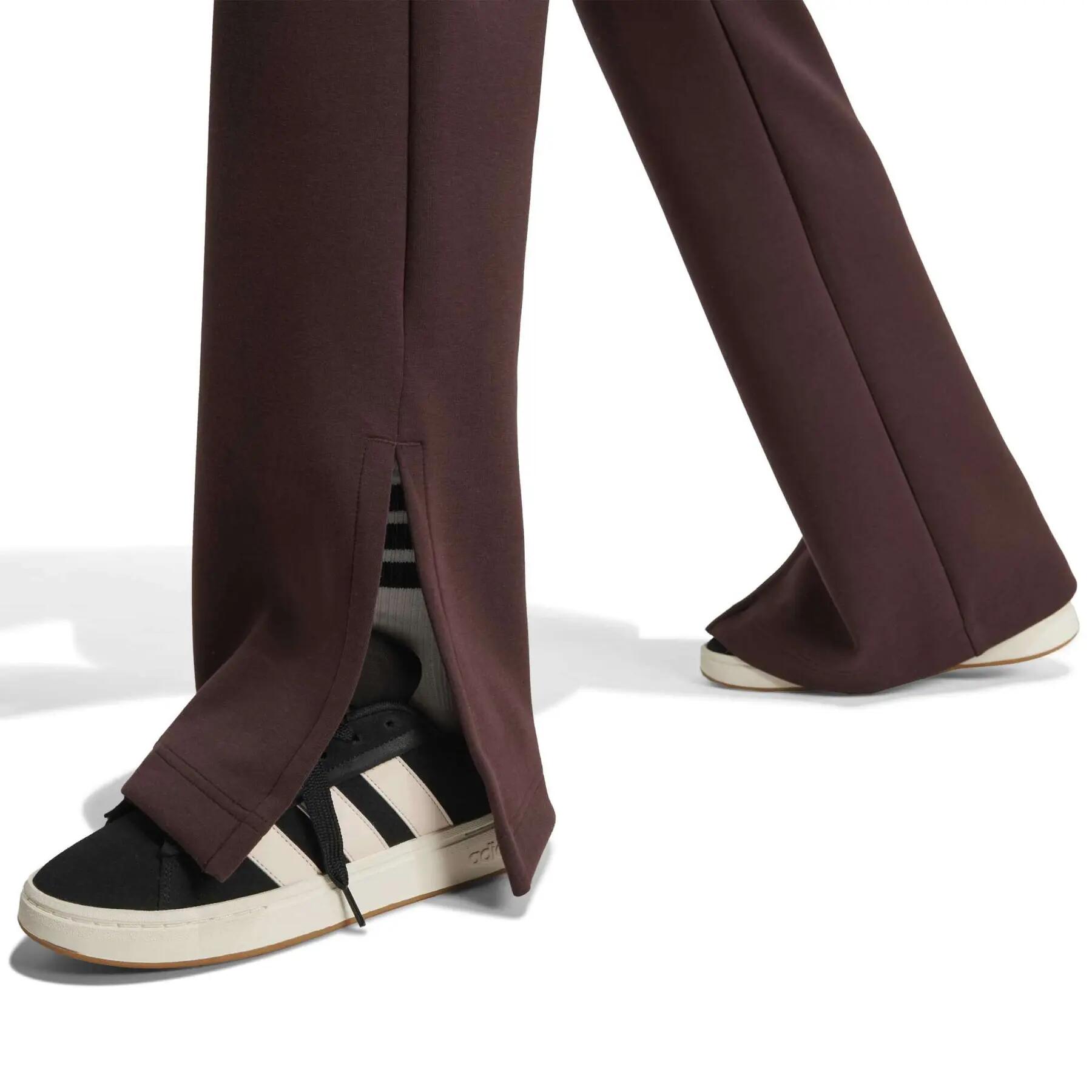 Dames flare broek adidas Soft Lux 5/6
