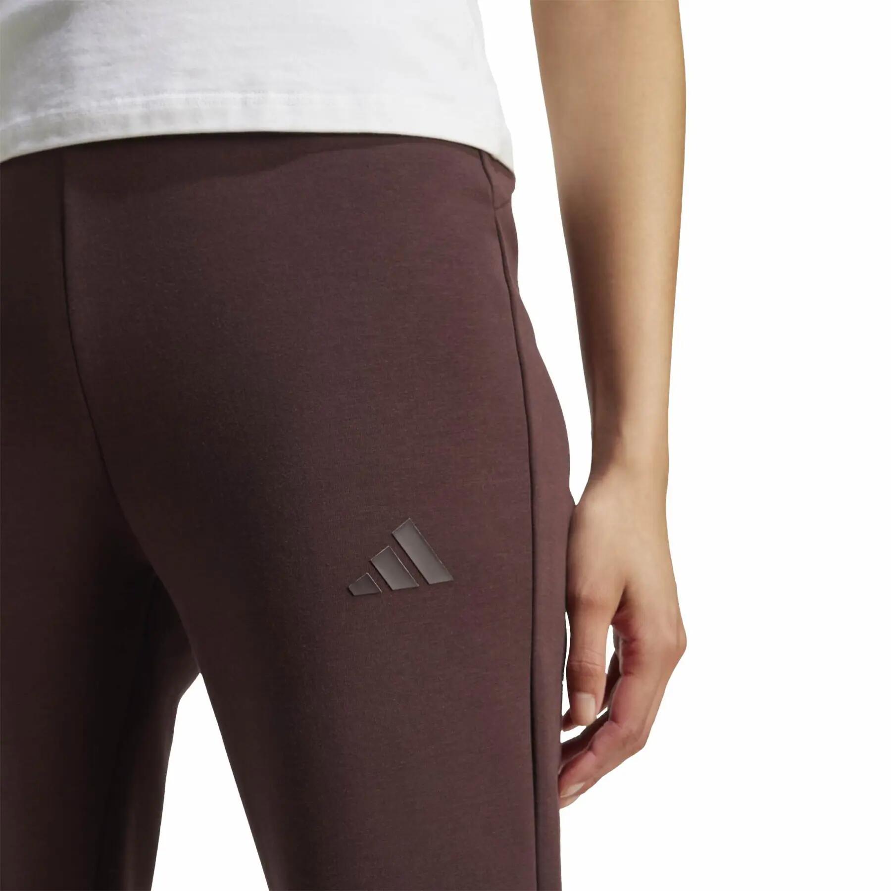 Dames flare broek adidas Soft Lux 6/6