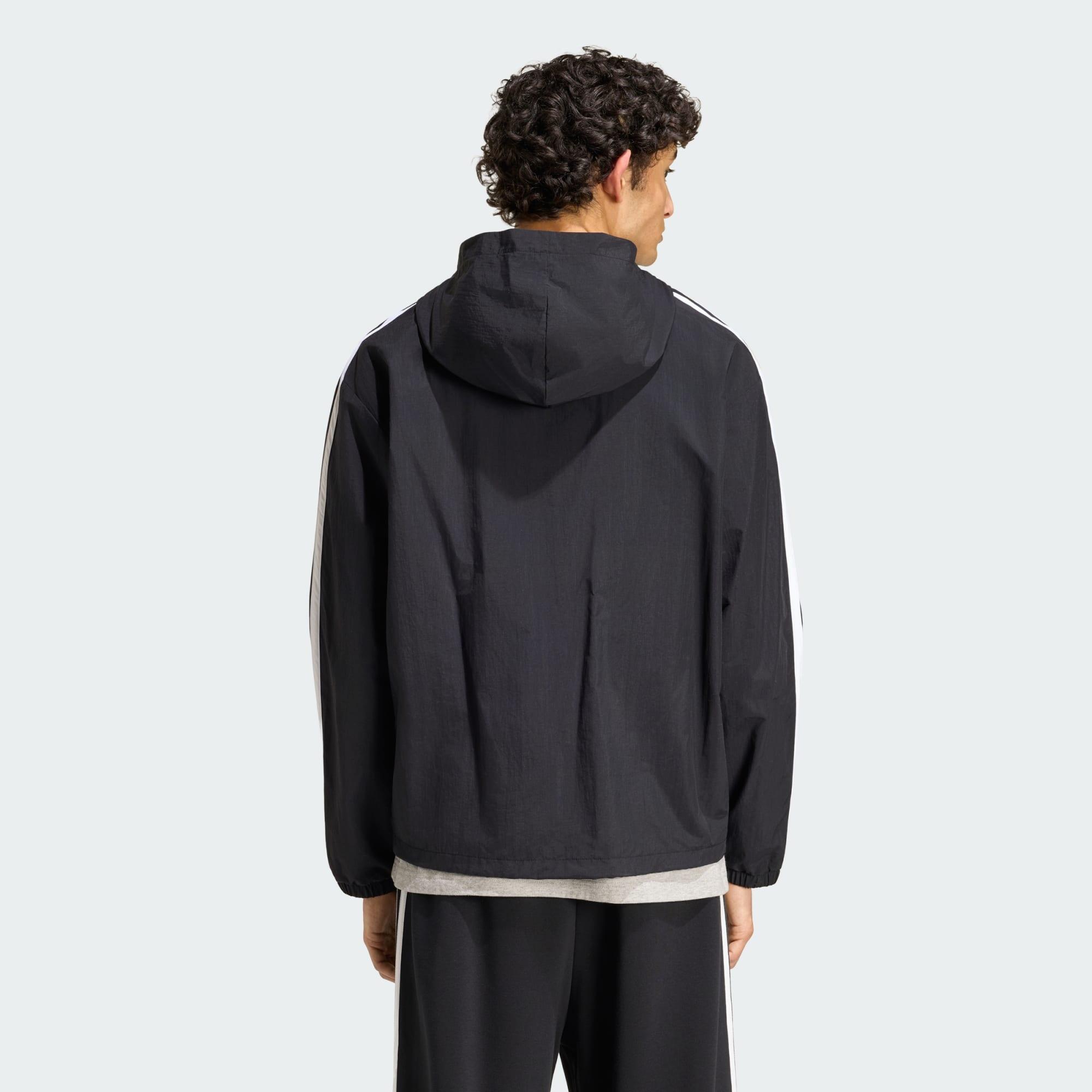 Essentials 3-Streifen Woven Windbreaker 3/5