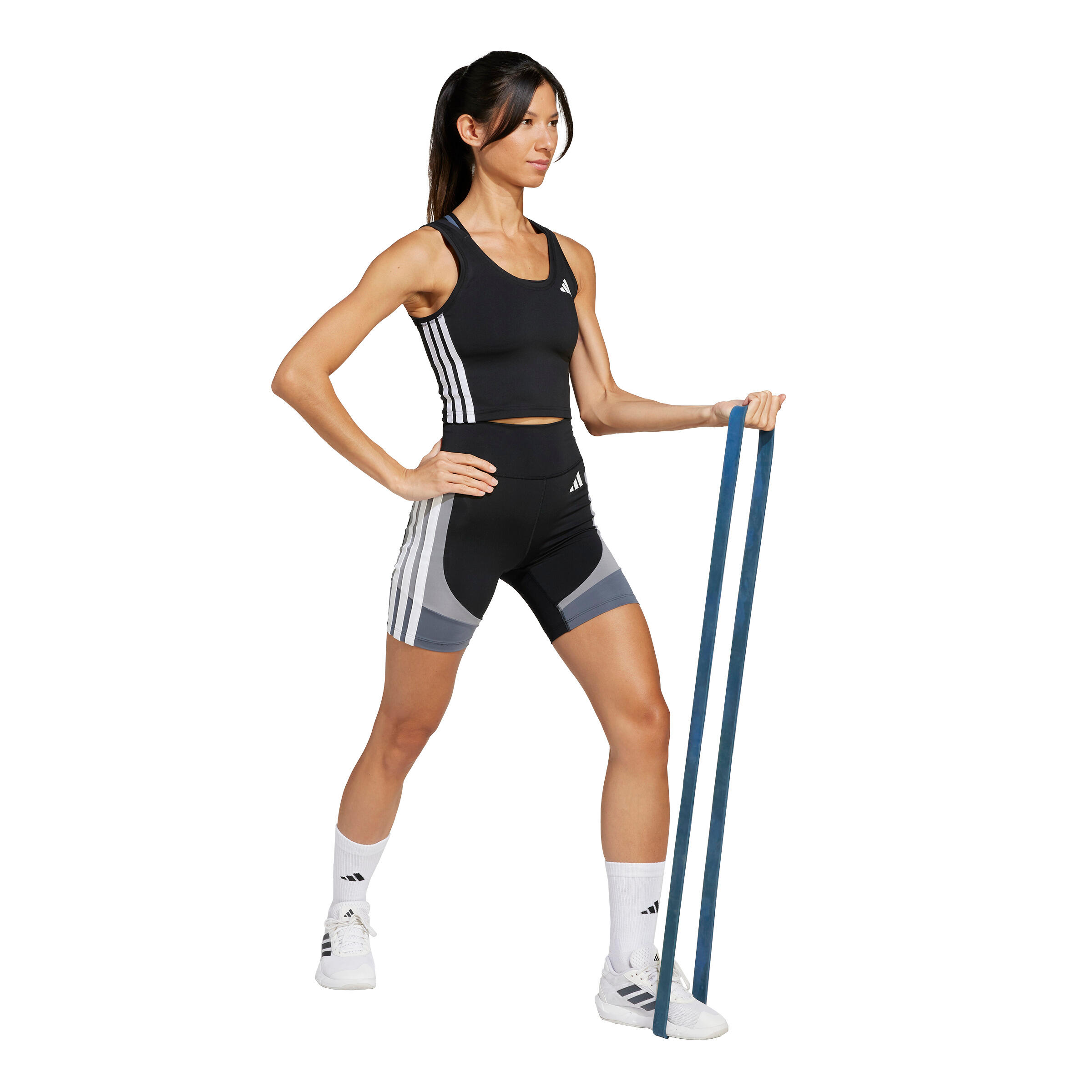 Débardeur crop femme adidas Essentials 3-Stripes 3/7
