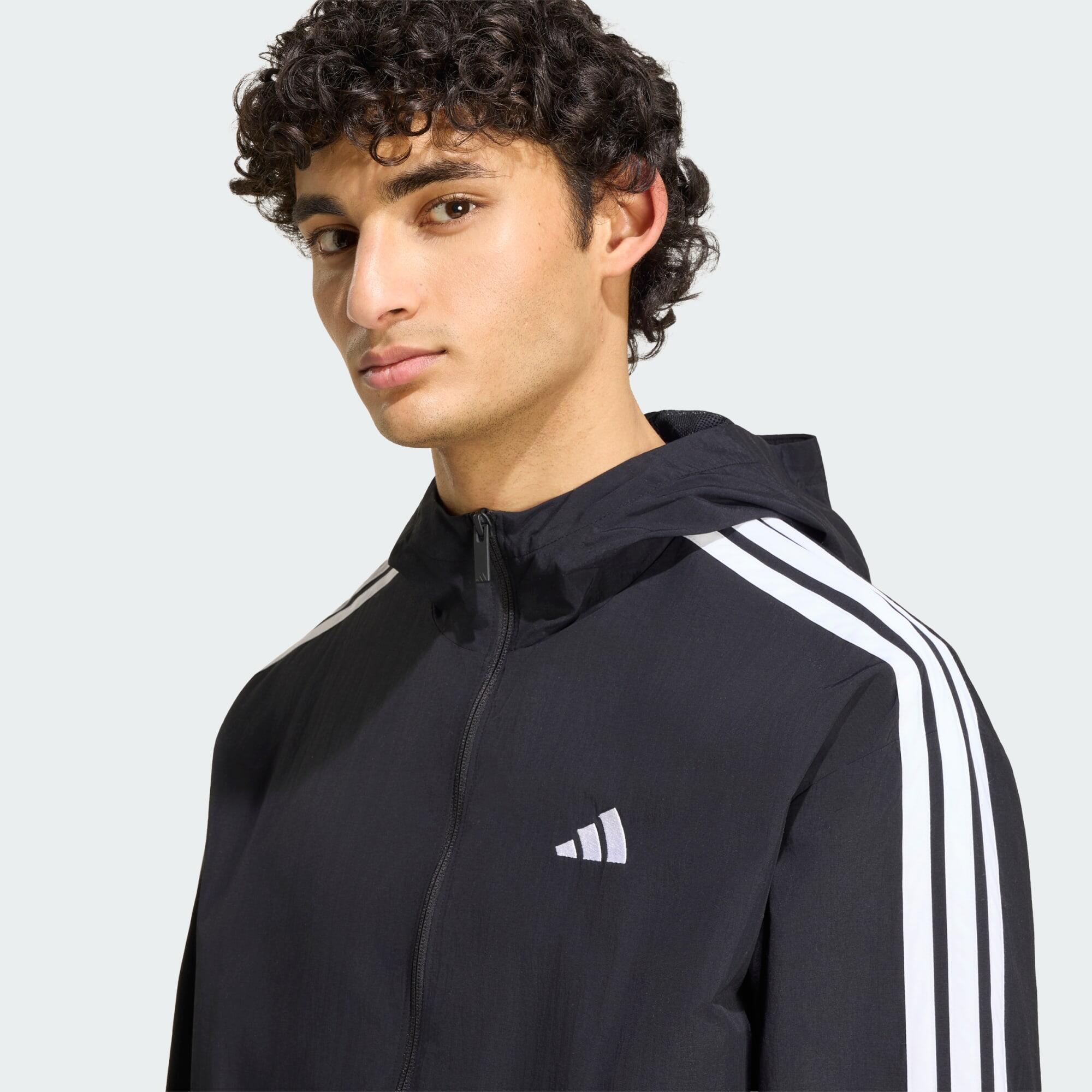 Essentials 3-Streifen Woven Windbreaker 4/5