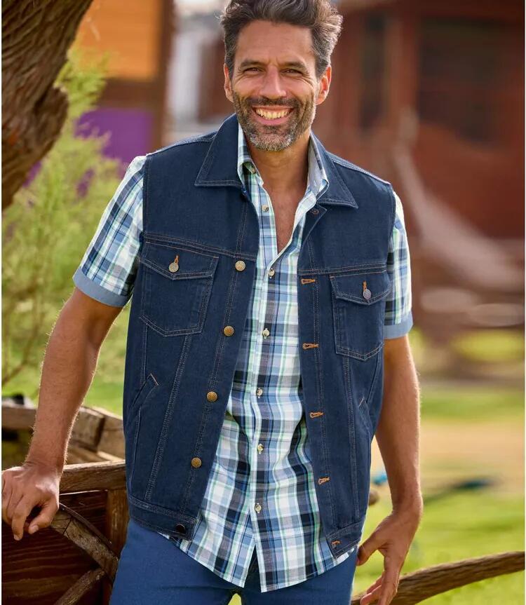 Veste Denim Sans Manches  2/7