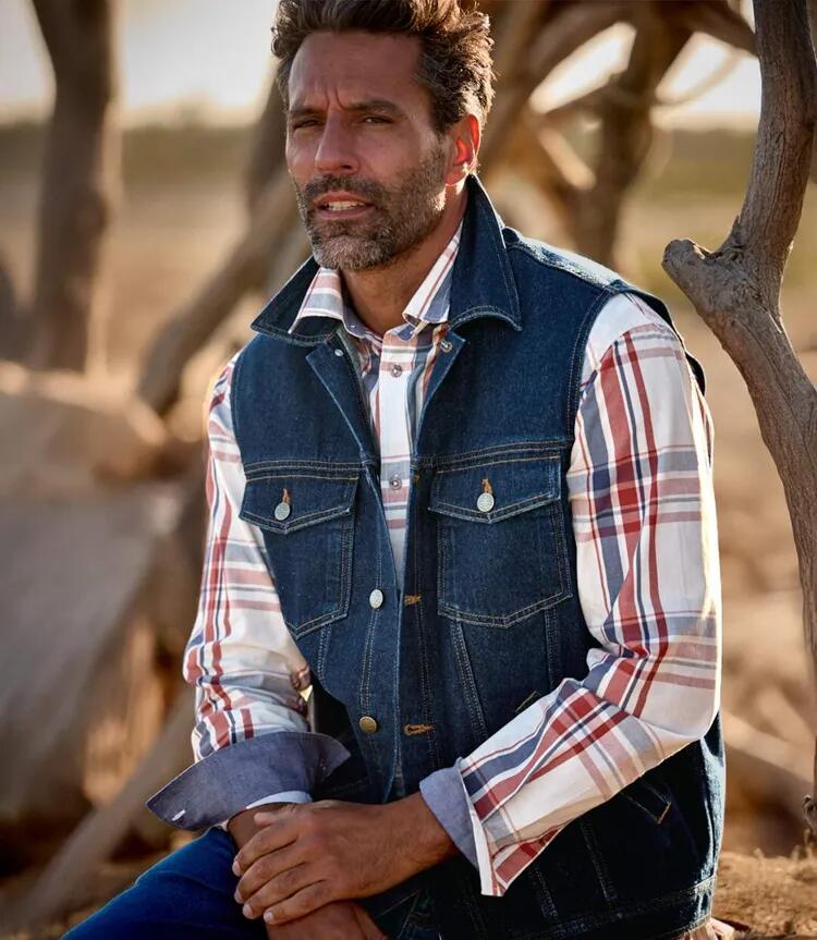 Veste Denim Sans Manches  6/7