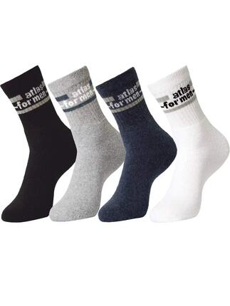 Le Lot de 4 Paires de Chaussettes Mi-Haute Sport