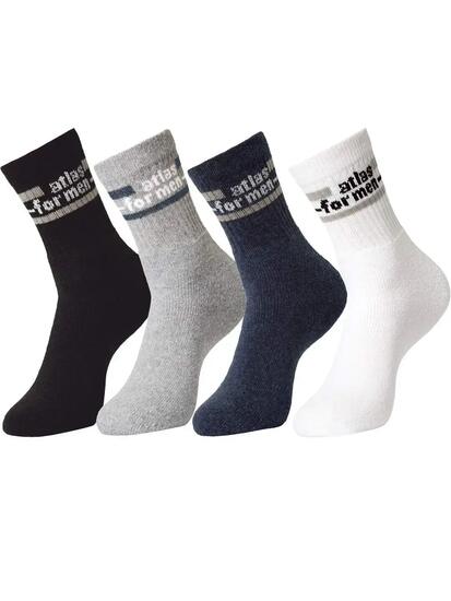 Le Lot de 4 Paires de Chaussettes Mi-Haute Sport