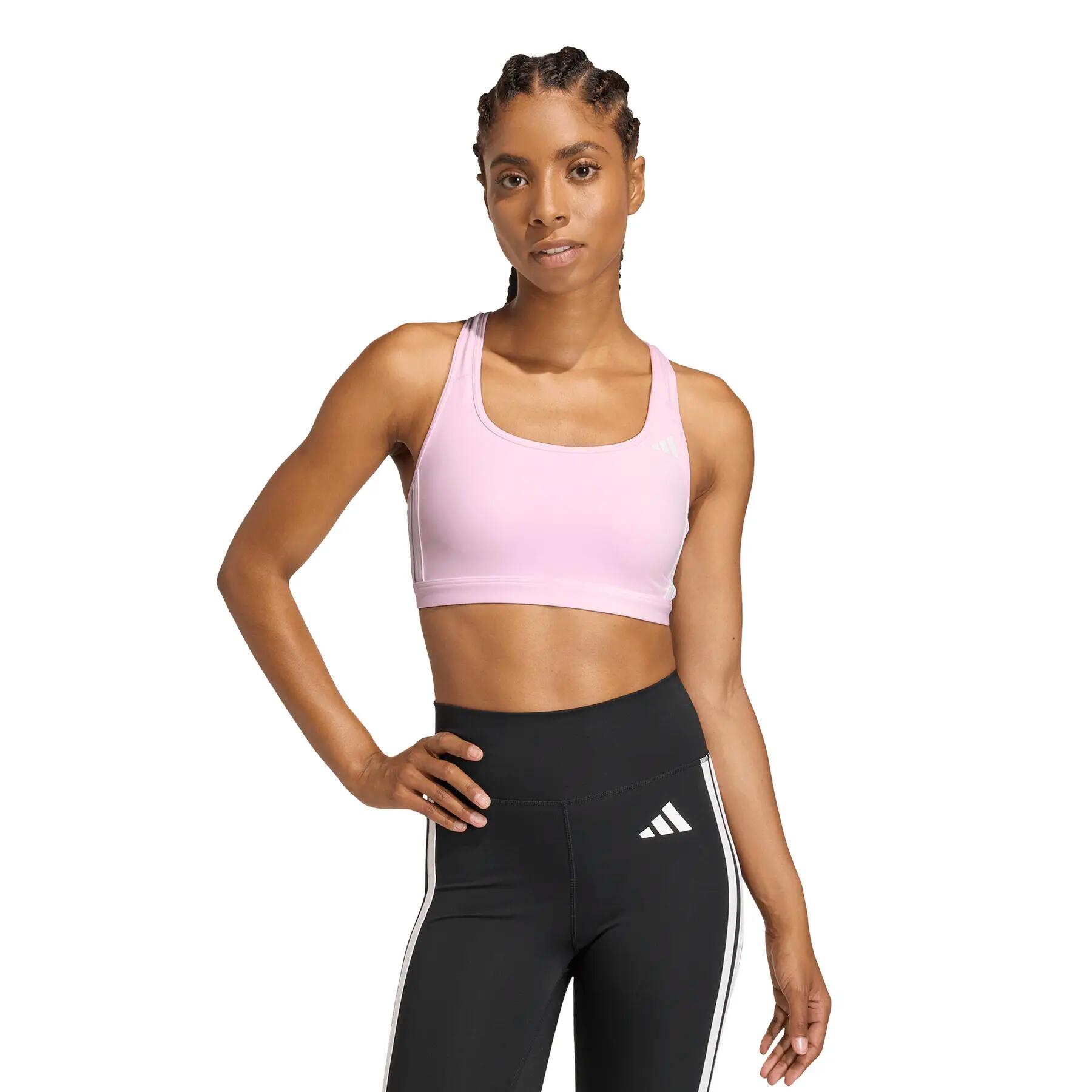 Vrouwenbeha adidas Optime Essentials 3-Stripes 3/7