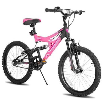 Garçon&fille vélo VTT 20" double suspension+cadre acier,6-10a