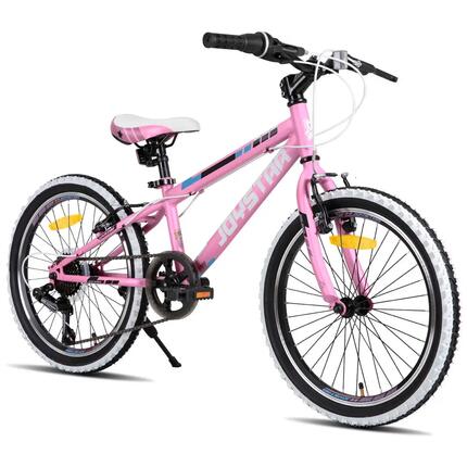 Jungen&Mädchen Fahrrad Mountainbike 20" Stahlrahmen+7-Gang+Ständer,7-10J