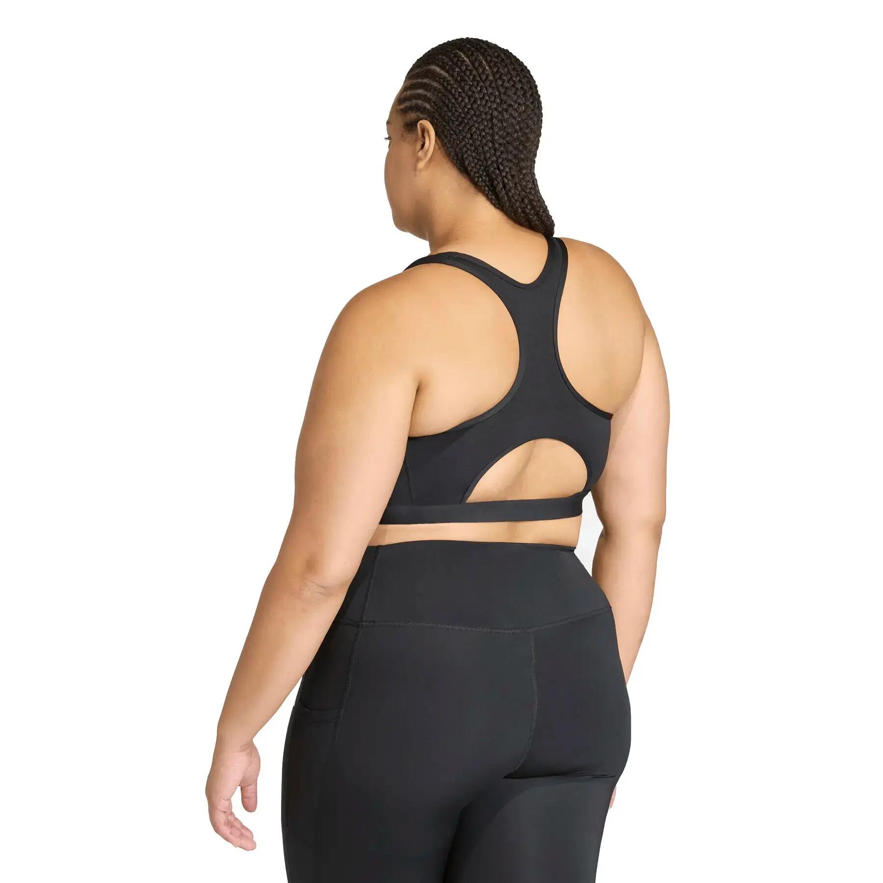 Sujetador de mujer adidas Essentials Workout 3-Stripes 2/4