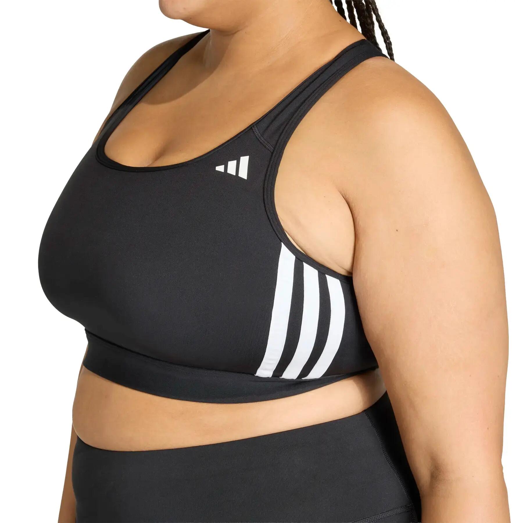 Sujetador de mujer adidas Essentials Workout 3-Stripes 4/4