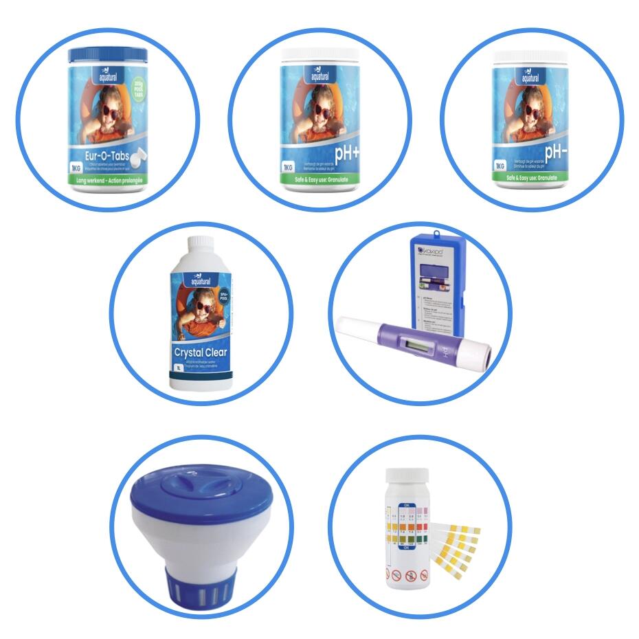Aquatural All-in-One BIG Pool Care Set - voor grote zwembaden 2/5