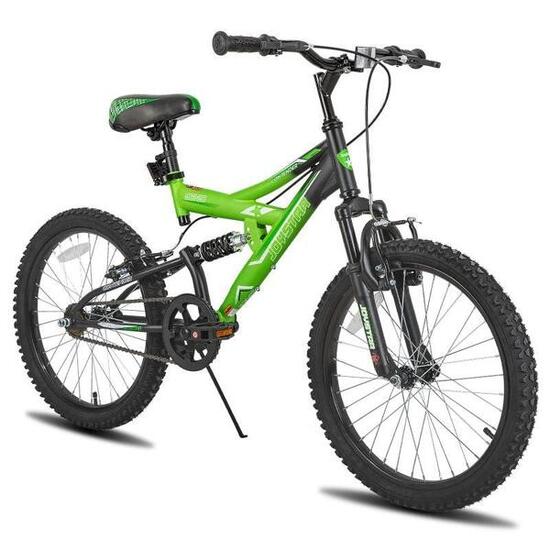 Garçon&fille vélo VTT 20" double suspension+cadre acier,6-10a
