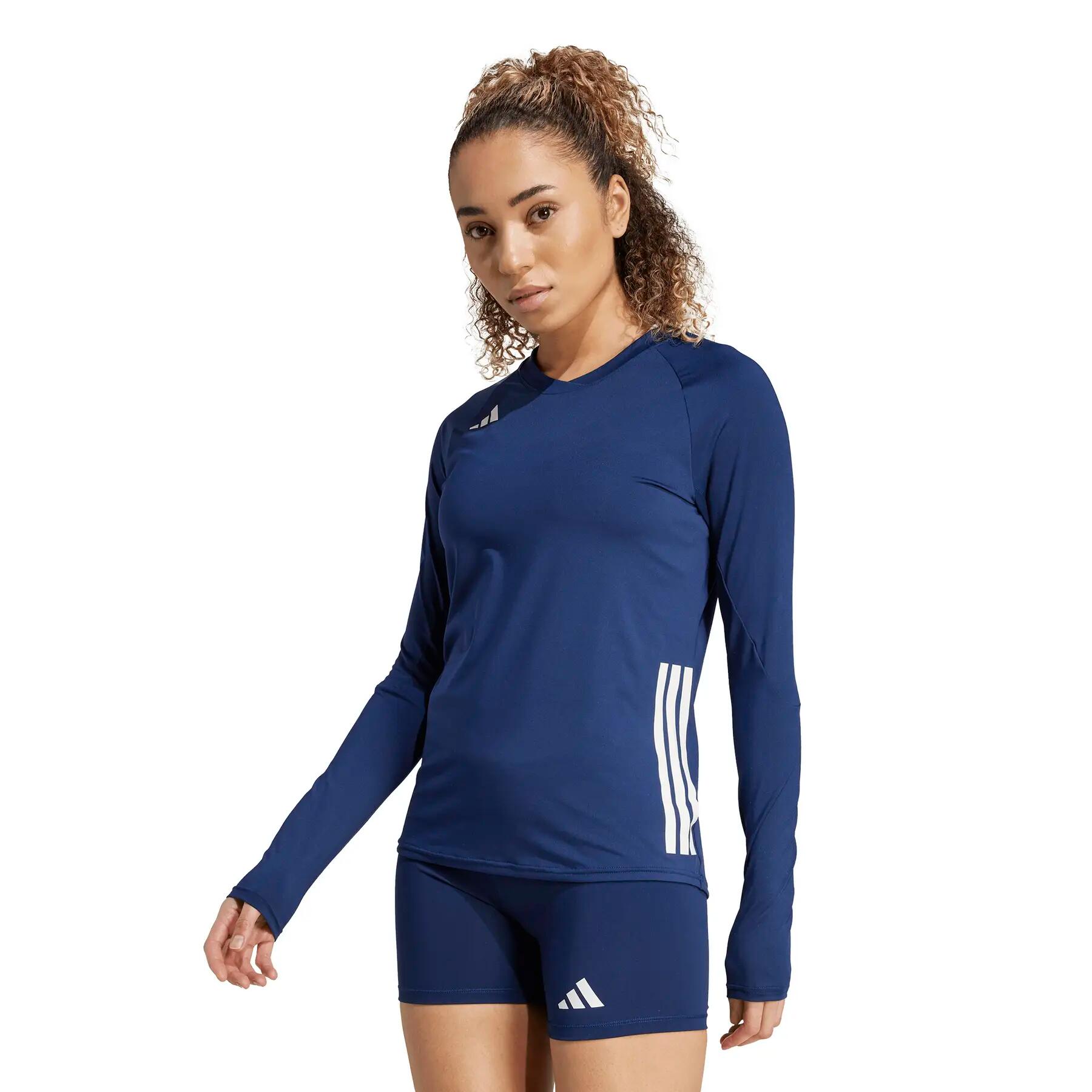 Camisola de manga comprida feminina adidas Hilo 2/6