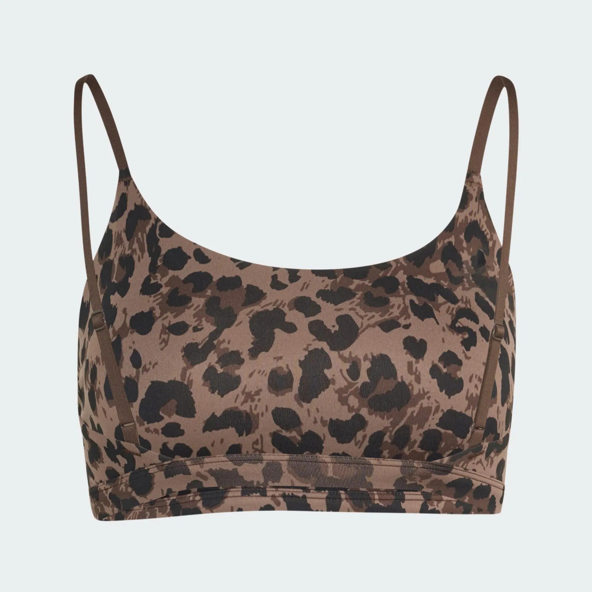 Reggiseno sportivo Optime Essentials 3-Stripes Leopard Light Support 5/6