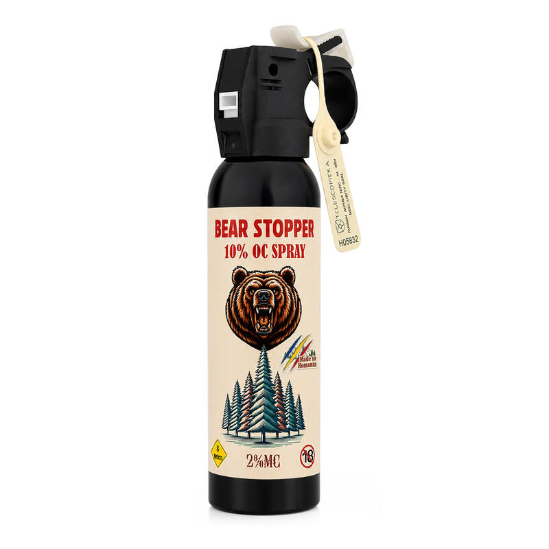 Spray anti-urs cu piper Bear Stopper, 10%OC 2%MC, pulverizare dispersie, 200 ml