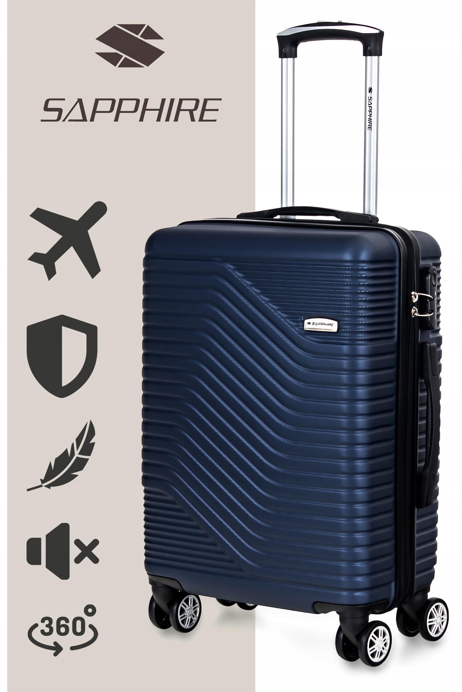 Walizka podróżna na kółkach Sapphire ST-140 DUO - kabinowa ABS 2/7