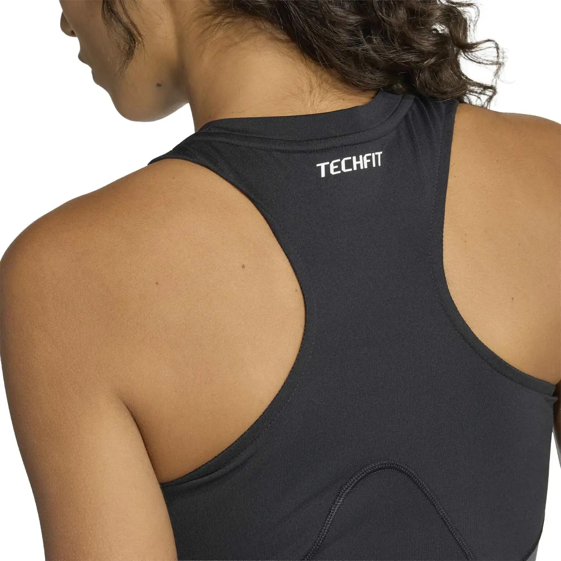 Canottiera da donna adidas Techfit Workout Color Block 6/6