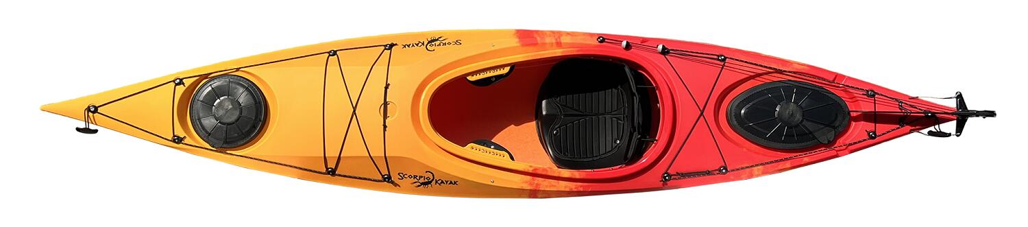 Kajak turystyczny do pływania Scorpio Kayak Laguna + ster 3/4