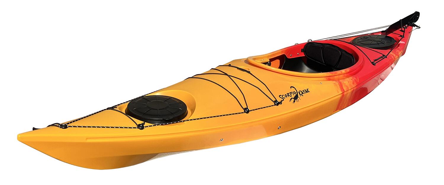 Kajak turystyczny do pływania Scorpio Kayak Laguna + ster 2/4