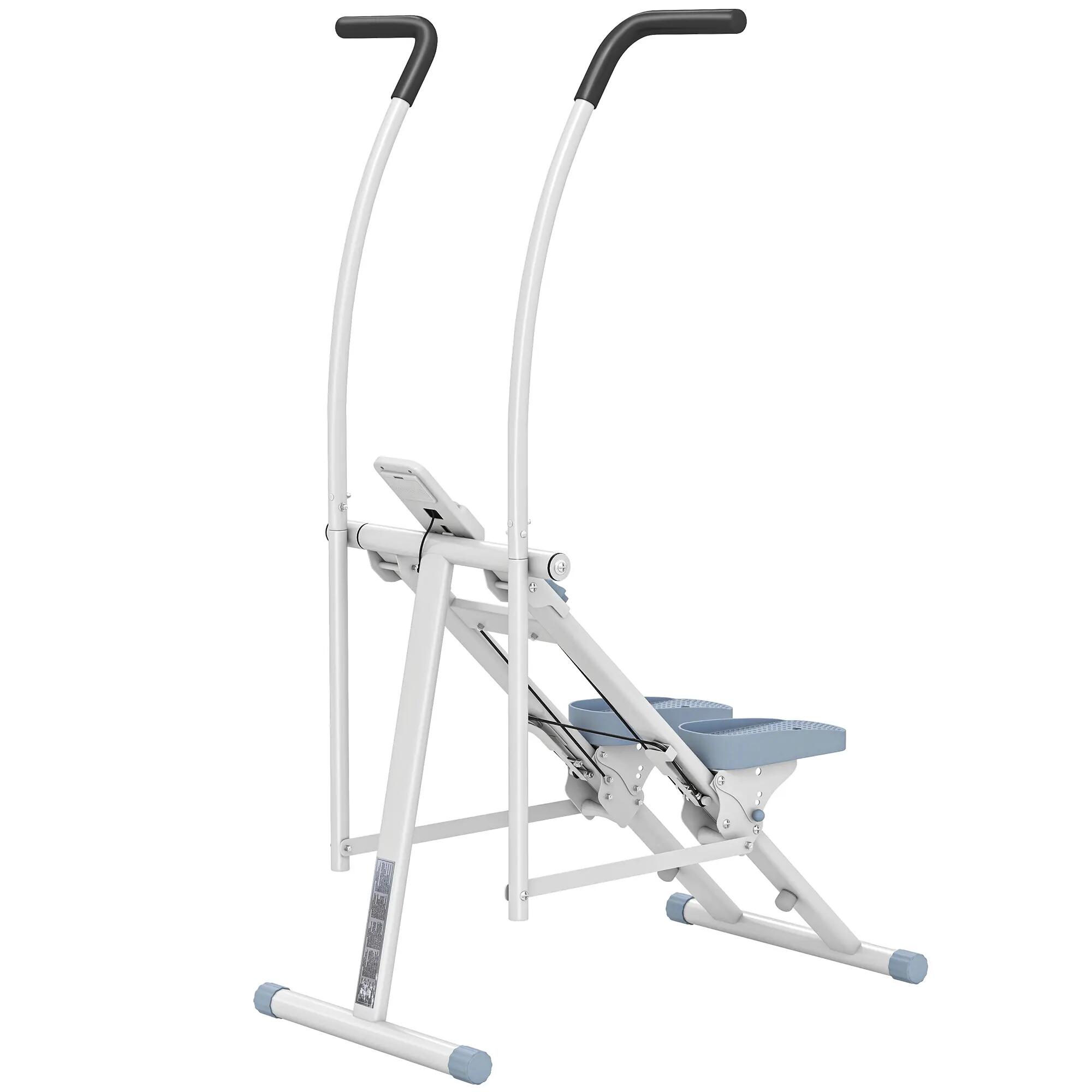Stepper escalier climber pliable réglable bleu blanc 5/5
