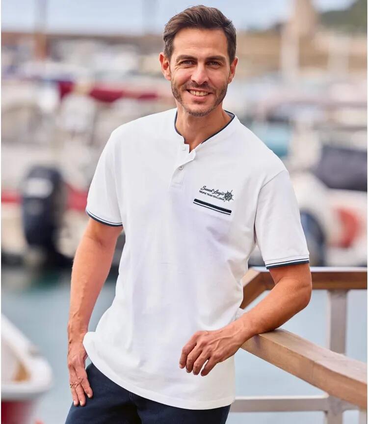 Polo Piqué Col Officier 2/4