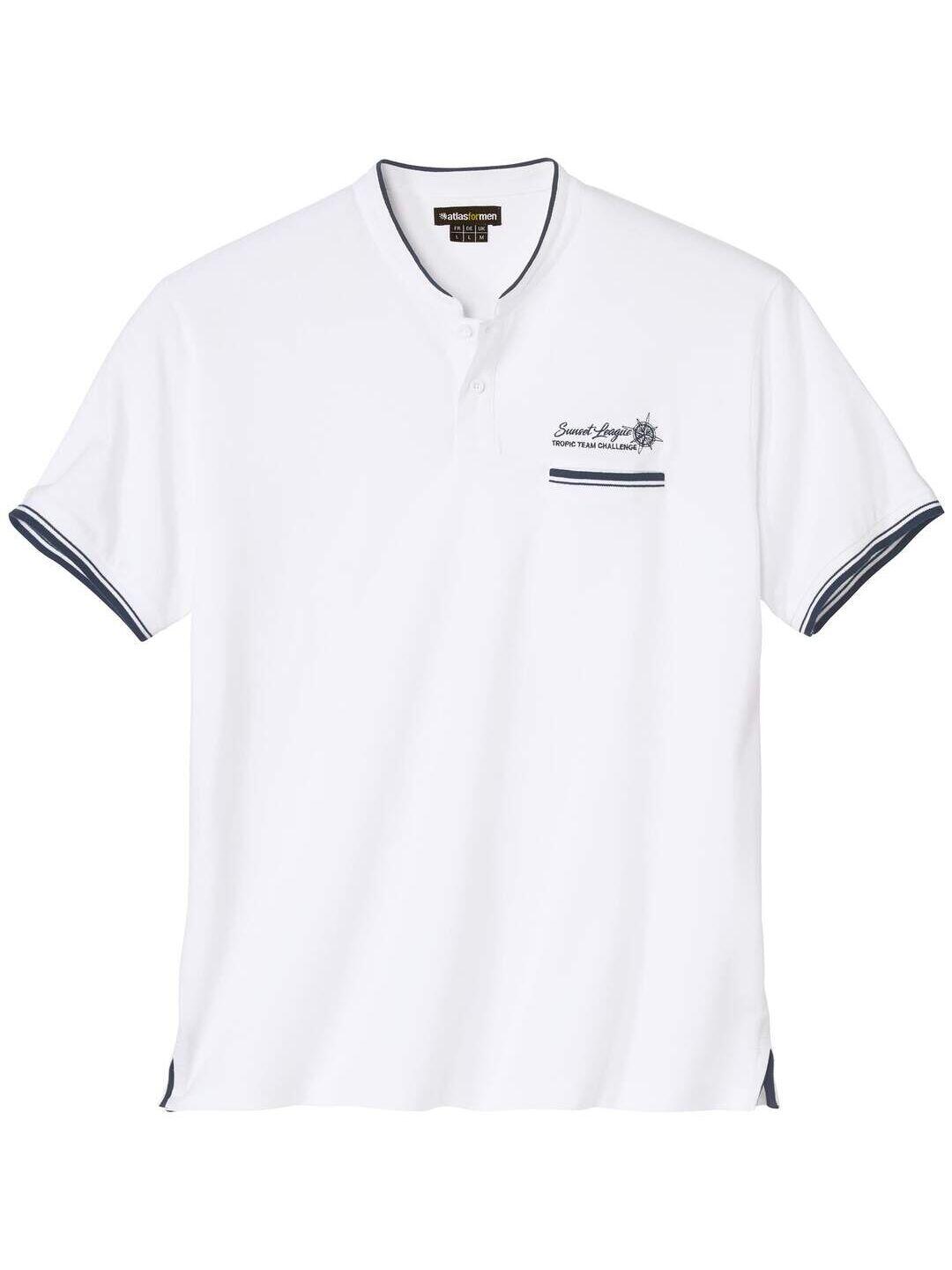 Polo Piqué Col Officier 1/4