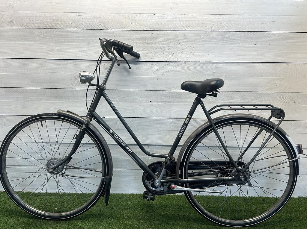 Gazelle stadsfiets 28" metal/grijs - tweedehands, serviced 3/3