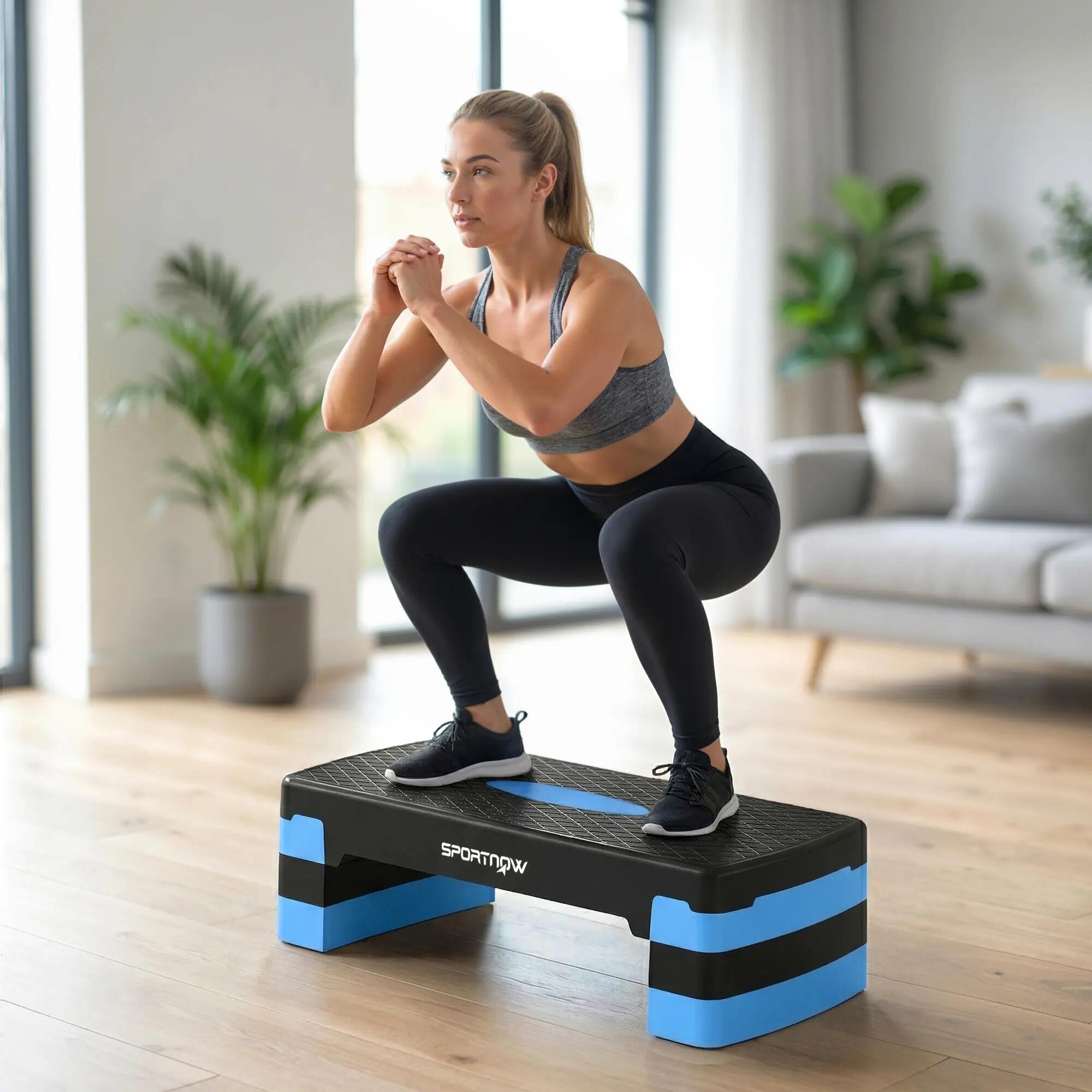 Stepper fitness aérobic réglable 10/15/20 cm 2/5