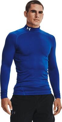 Under armour coldgear compressie top blauw heren