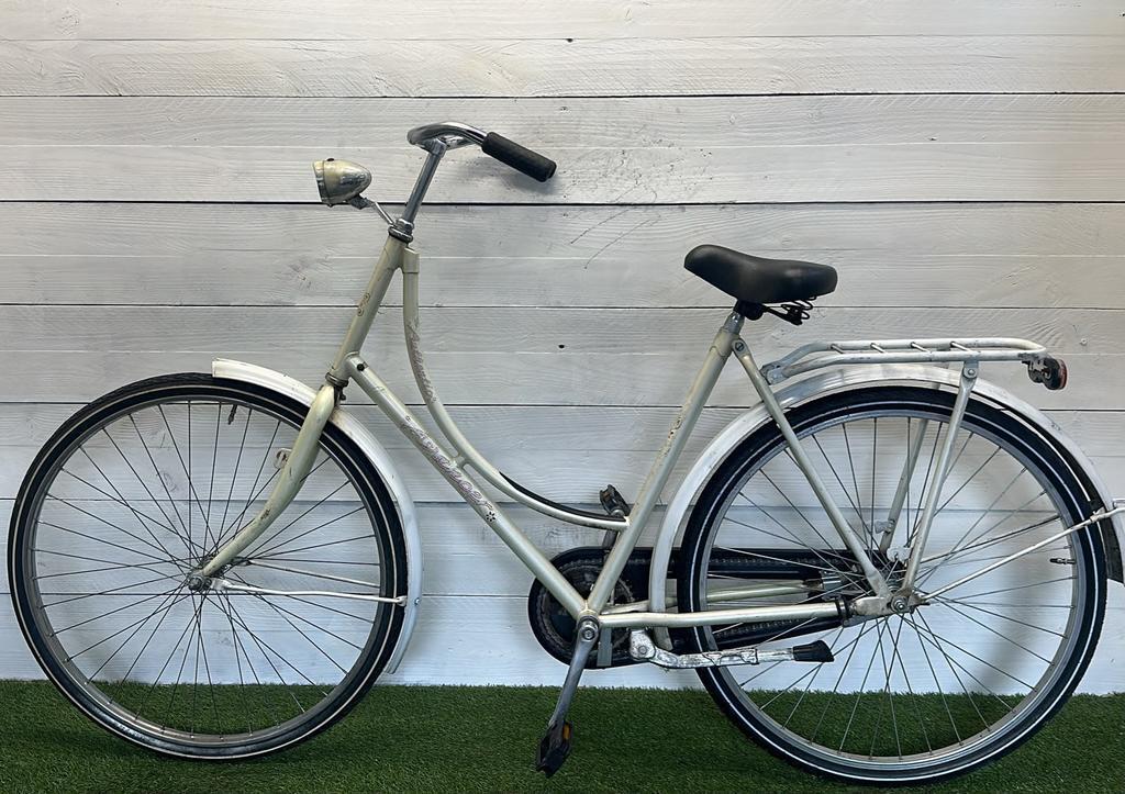 Oma-/opafiets stadsfiets, wit, 56 cm 3/3