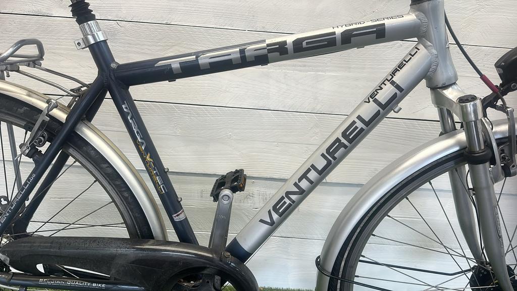 Stadsfiets 57 cm, 6 versnellingen, grijs 3/3