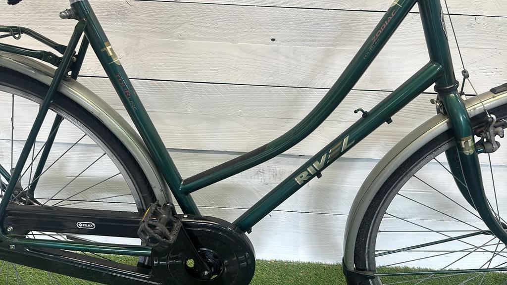 Stadsfiets groen 57 cm, 28" - 1 versnelling 2/3