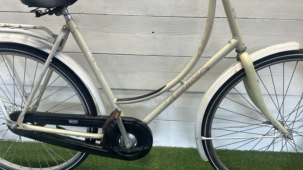 Oma-/opafiets stadsfiets, wit, 56 cm 2/3