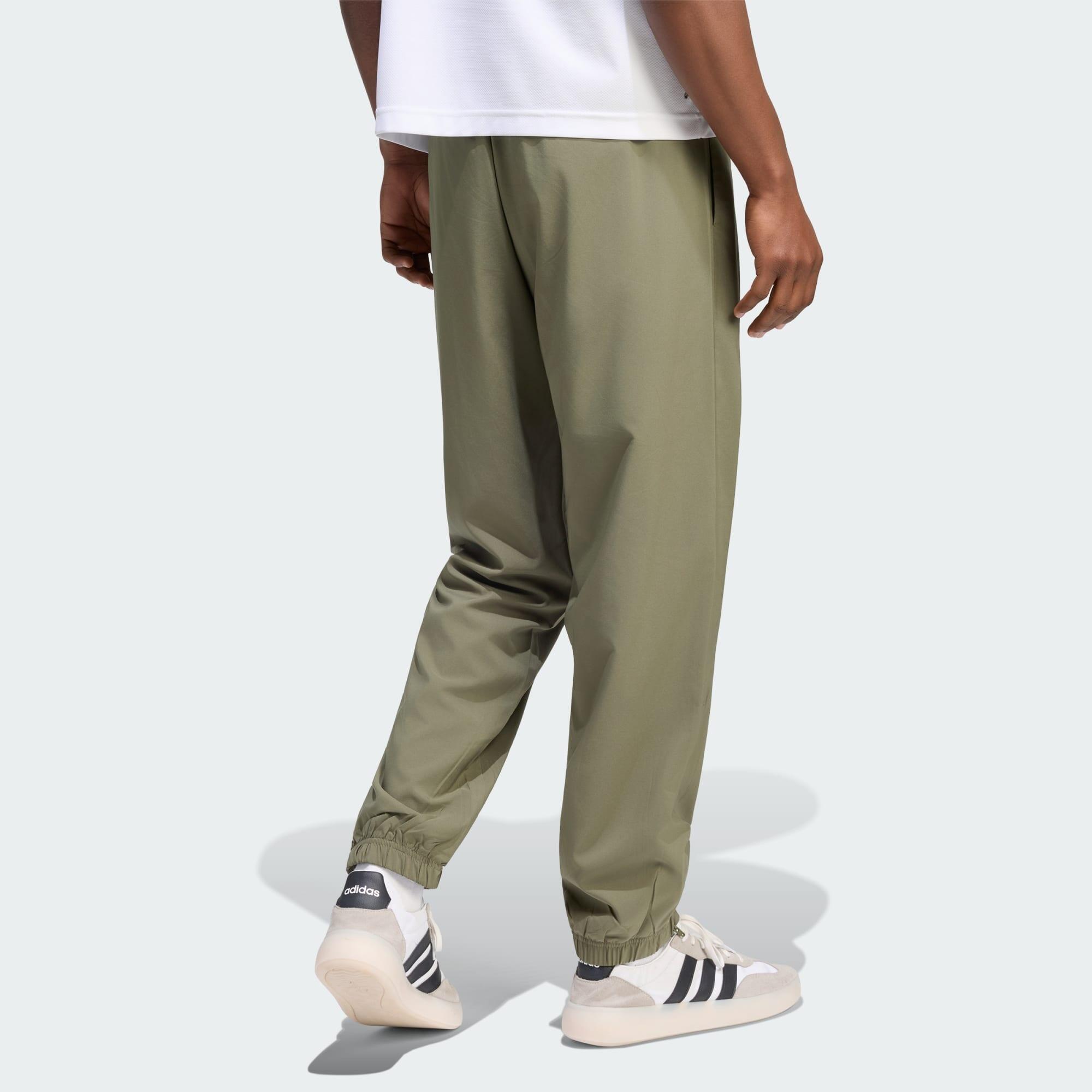 Pantalon bord-côte fuselé tissé petit logo Essentials Stanford Lite 3/5