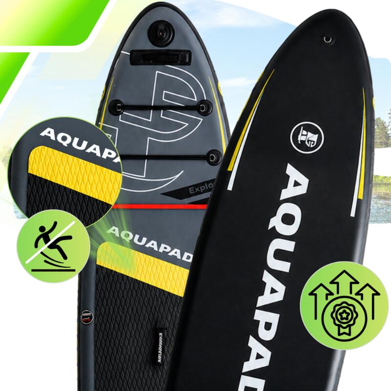 Deska SUP z siedziskiem AquaPaddle 335x84x15 cm wiosło pompka zestaw plecak 2/7