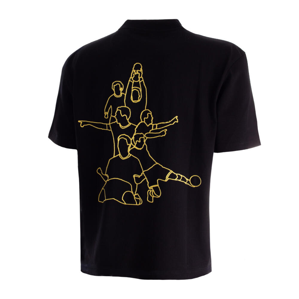 Duitsland Legends - Geborduurd T-shirt - Zwart – COPA Football 3/7