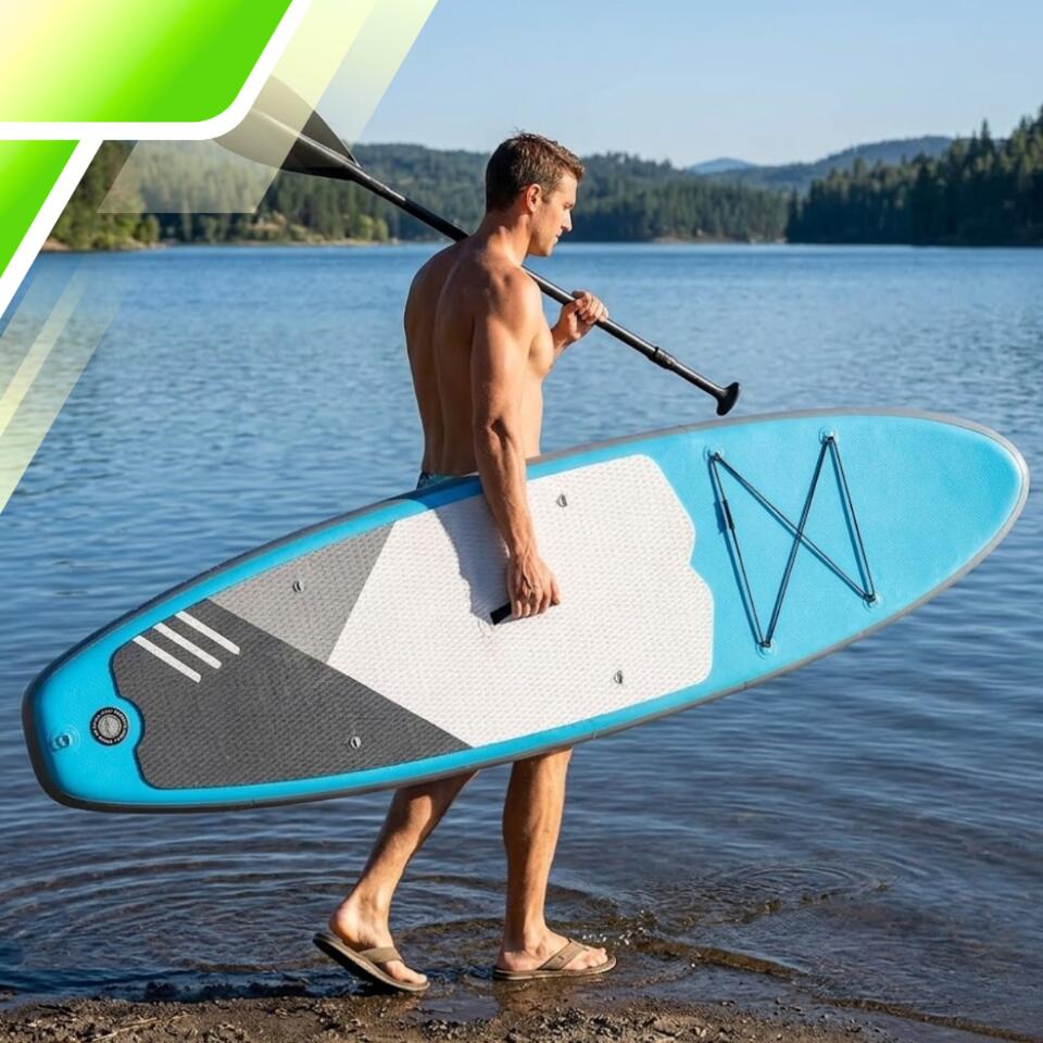 Deska SUP AquaPaddle 335x84x15 cm wiosło pompka zestaw plecak 180 kg 7/7