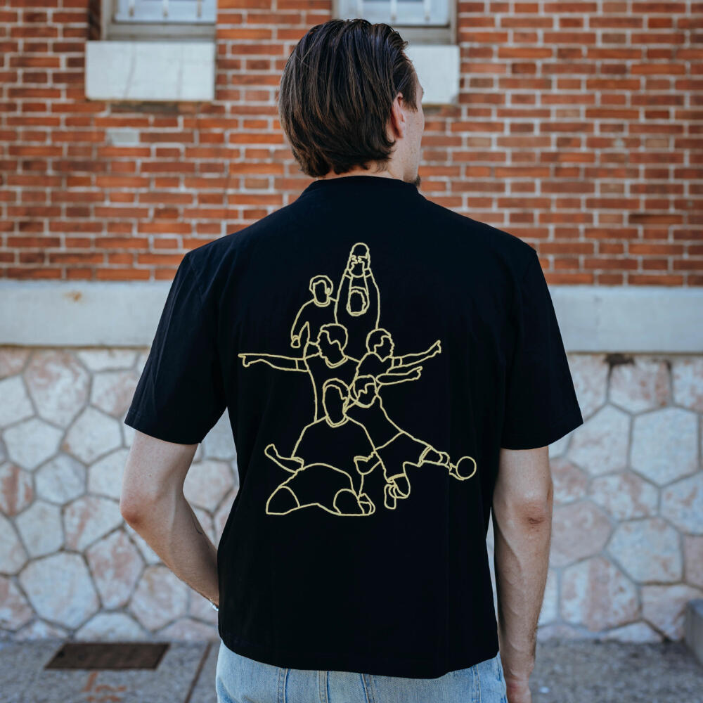Duitsland Legends - Geborduurd T-shirt - Zwart – COPA Football 2/7