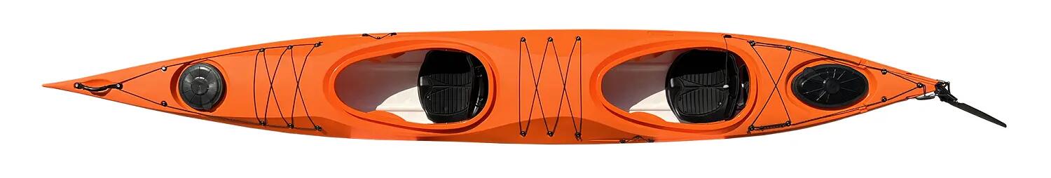 Kajak dwuosobowy wyprawowy do pływania Scorpio kayak Cruiser Twin + ster 3/4