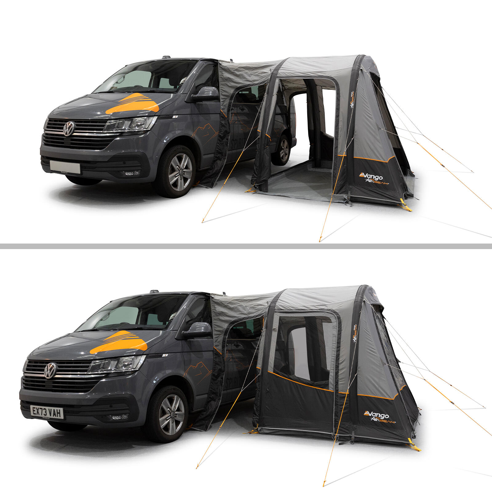 Auvent de bus tente arrière Faros III Air Low camping-car gonflable bas 5/7