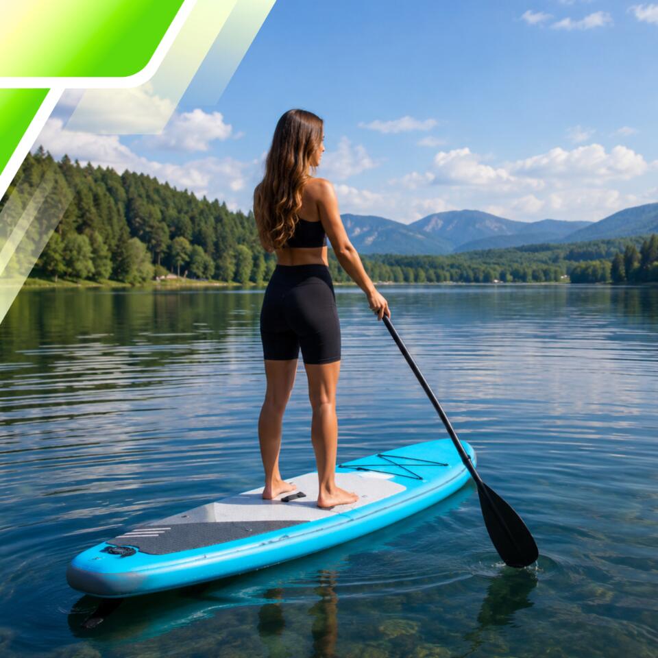 Deska SUP AquaPaddle 335x84x15 cm wiosło pompka zestaw plecak 180 kg 6/7