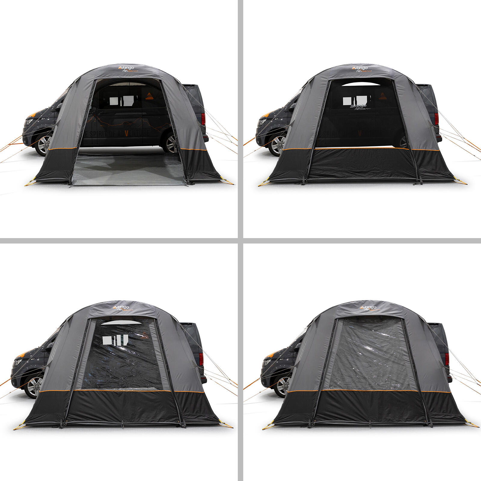 Auvent de bus tente arrière Faros III Air Low camping-car gonflable bas 6/7