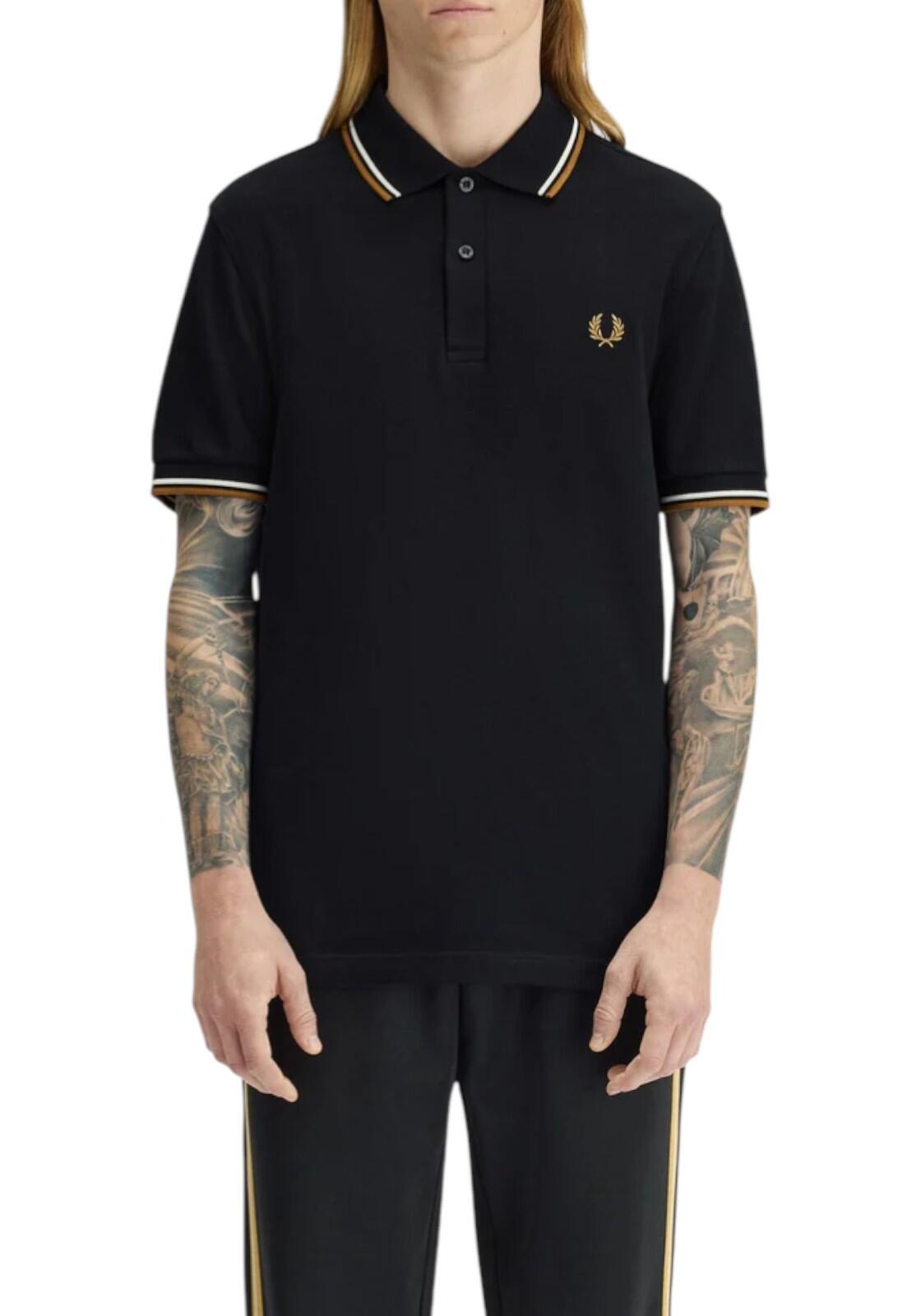 Korte mouw poloshirt Fred perry model M3600 voor mannen 3/5